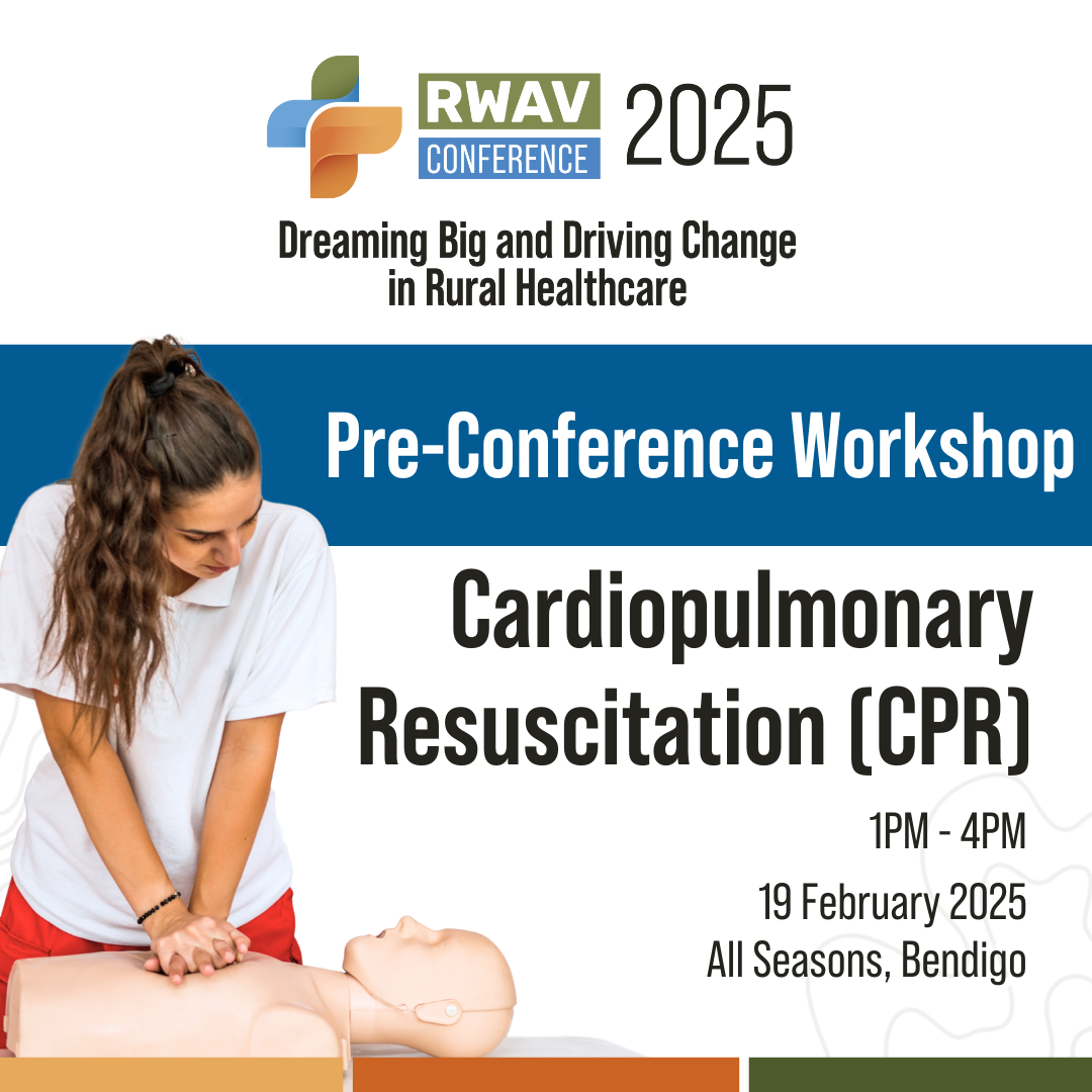 2025 RWAV Conference Cardiopulmonary Resuscitation (CPR) First Aid